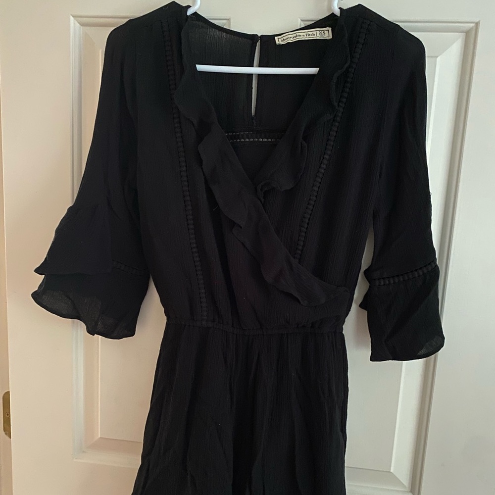 Abercrombie & Fitch Black Romper